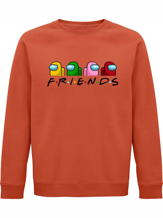 Sweatshirt Unisex Organic " Among Us Friends " ...