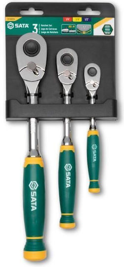 Sata Καστάνια με Καρυδάκια 1\4" & 3\8" & 1\2" 3τμχ