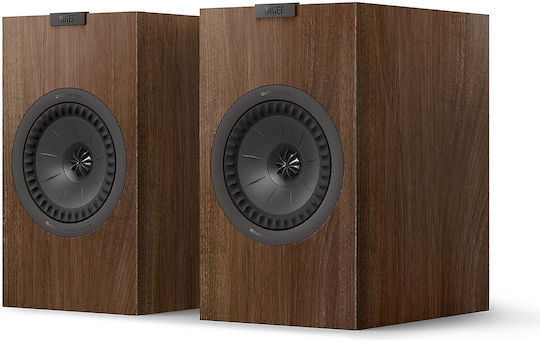Kef Q3 Meta Paar Hi-Fi Lautsprecher Buch selbst 150W 2 Anzahl von Fahrern B21xT30.5xH35.7cm. Walnut