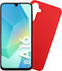 Volte-Tel Back Cover Din Silicon Cu Curea Roșie (Galaxy A16)