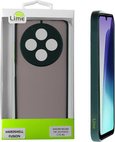 Lime Back Cover Πλαστικό / Σιλικόνης Πράσινο (Redmi 14C / Poco C75)