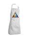 Koupakoupa Imagine Dragons Αδιάβροχη Ποδιά Κουζίνας Λευκή 40x22cm KP_27791_apron-bbq-adult