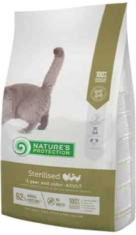 Nature's Protection Sterilised Dry Food for Neutered Cats 2kg