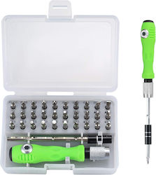 Screwdriver with 32 Magnetic Interchangeable Tips