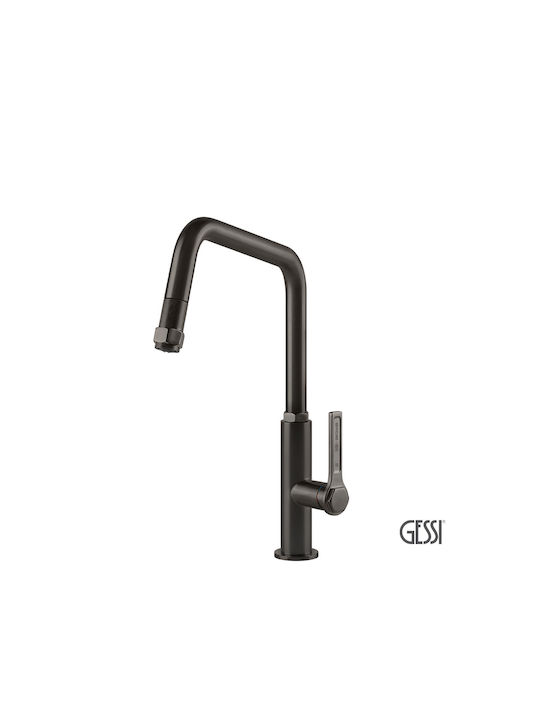 Gessi Смесител за кухня Настолен Черна