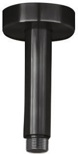 Βραχίονας Οροφής Στρογγυλός 10εκ Aisi316 Inox Pvd Black Brushed
