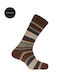 Punto Blanco Herren Gemusterte Socken Braun 1Pack