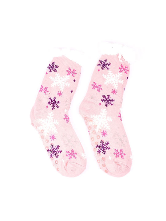 Acte Christmas Socks Pink