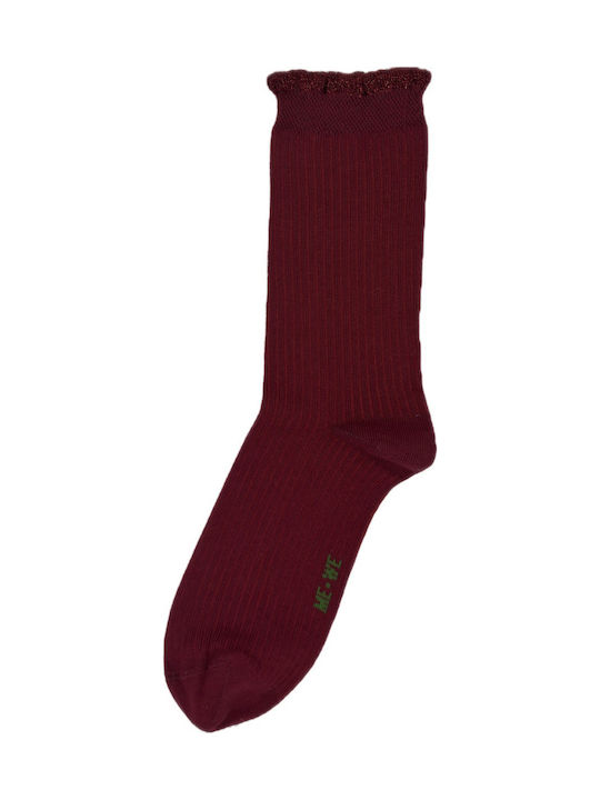 ME-WE Women's Socks Red