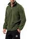 Herren Fleecejacke Khaki