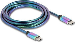 DeLock USB 2.0 USB-C male - USB-C 60W 2m (81116) DeLock USB 2.0 USB-C male - USB-C 60W 2m (81116)