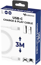 Subsonic USB 2.0 USB-C male - USB-C 3m