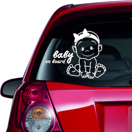 Autoaufkleber Baby an Bord 22 25cm x 20cm
