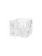 Kosta Boda Candle Holder Crystal in White Color 7.5x8.5cm 1pcs