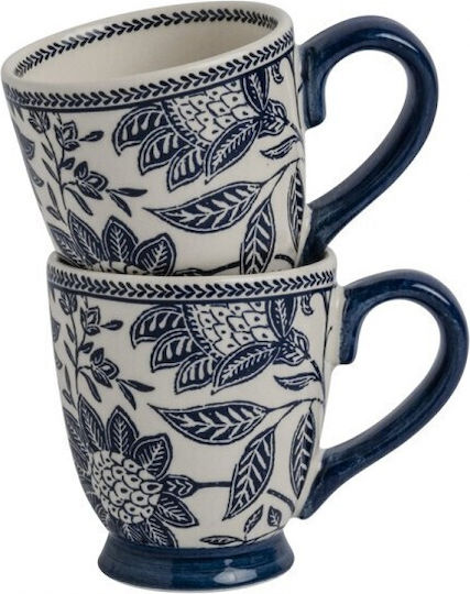 Laura Ashley Κούπα Κεραμική Μπλε 200ml