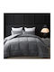 Liolios Home Duvet Cover Queen 220x240cm Cassiano Lt Grey