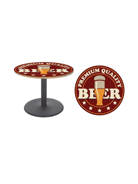 Beer Table Sticker 40cm Diameter