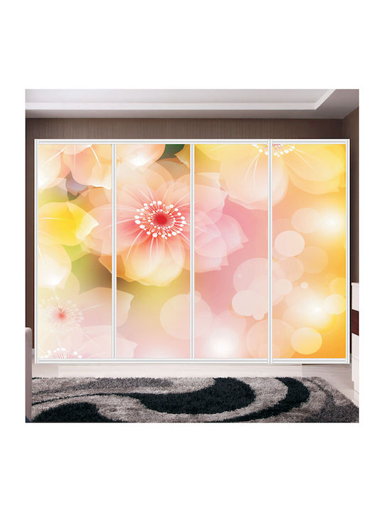 Wardrobe Sticker Flower 380cm