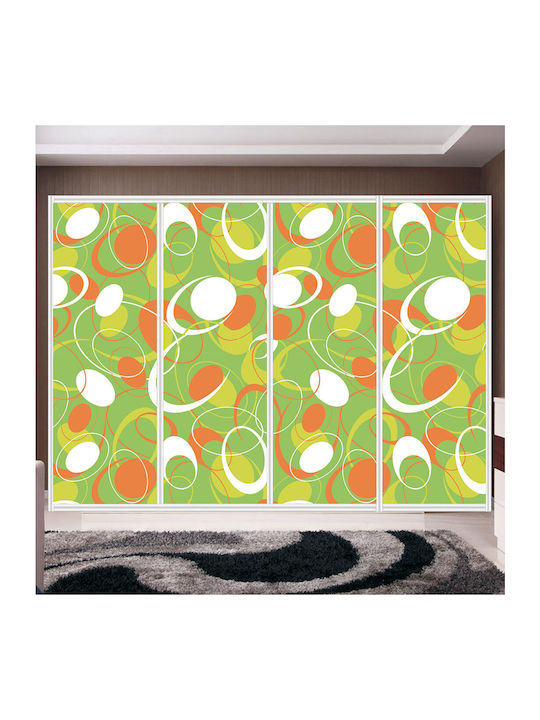 Wardrobe Sticker Oval Designs 260cm