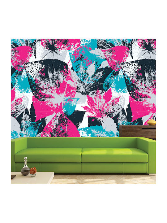 Grunge Leaves Self-Adhesive Wallpaper 290cm