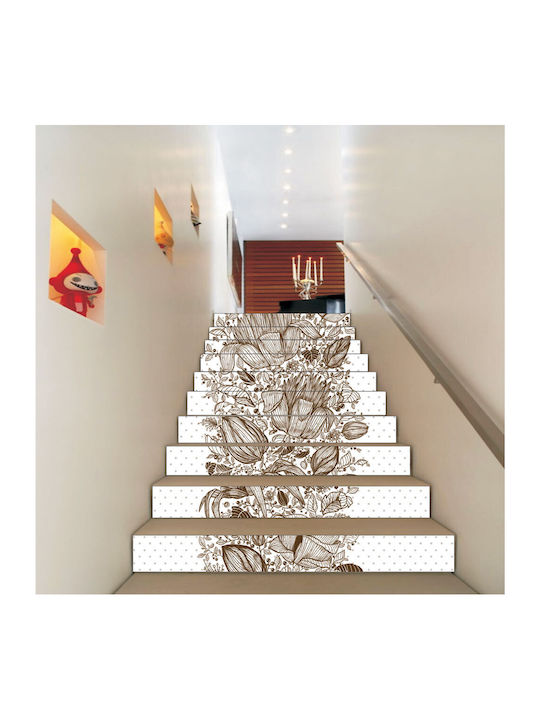 Stair Sticker Price Per Piece Vintage Flowers 90cm