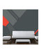 Charcoal Red Self-Adhesive Wallpaper 270cm