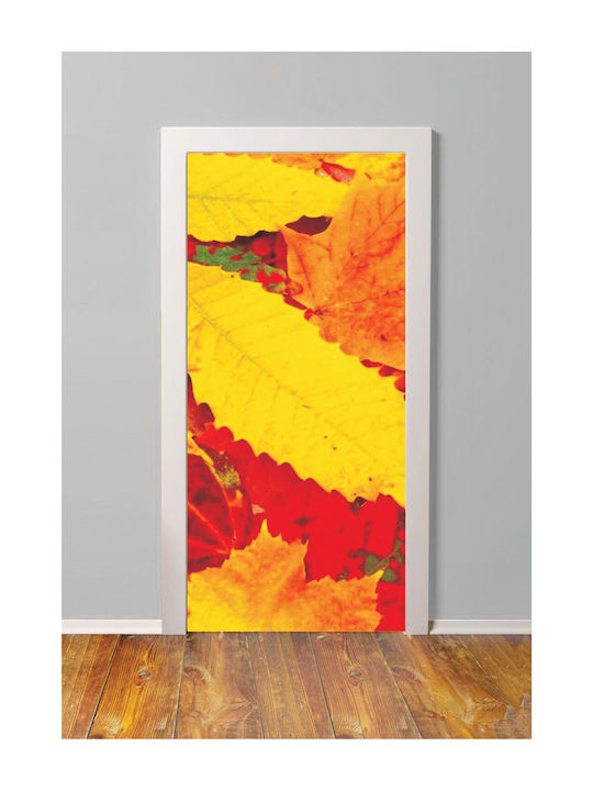 Door Sticker Fallen Leaves 210cm