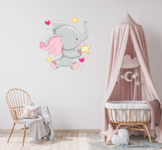 Αυτοκόλλητο Τοίχου Ελεφαντάκι 6 80cm X 90cm