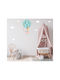 Giraffe Hot Air Balloon Wall Sticker 2 Sets 6 Clouds 50cm X 22cm