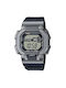 Casio Ψηφιακό Γυναικείο Ρολόι Μπαταρίας με Μαύρο Καουτσούκ Λουράκι