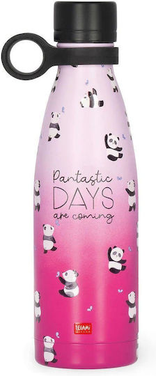 Legami Milano Thermosflasche Rostfreier Stahl Kunststoff 500ml Panda