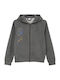 Kids Sweatshirt Cardigan Gray