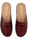Anatomische Leder Damen Hausschuhe Rote
