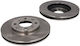 Ventilated Brake Disc Set Front Right Left Honda Capa City Iv Jazz Ii Logo 240mm 4 Holes 04.98-07.08 Ferodo