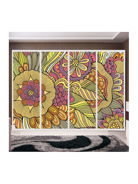 Vintage Wardrobe Sticker 200cm
