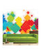 Αυτοκόλλητη Ταπετσαρία Colorful Squares 300cm