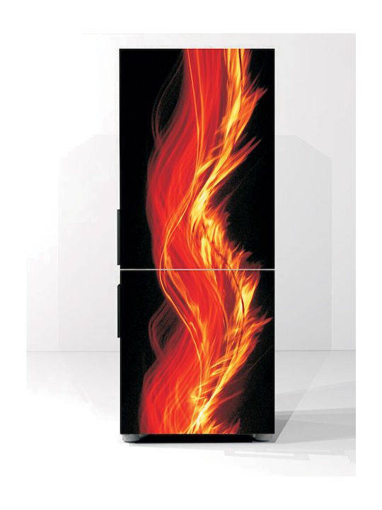 Αυτοκόλλητο Ψυγείου Φωτιά 160cm