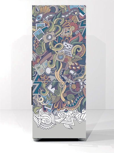 Αυτοκόλλητο Ψυγείου Abstract Pattern 190cm
