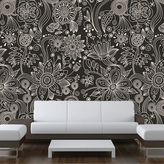 Self-Adhesive Wallpaper Classic Flowers 2 200cm