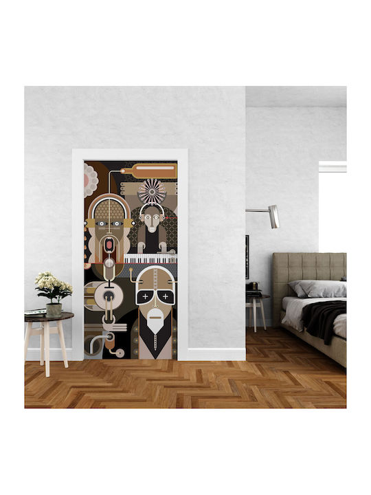 Door Sticker Abstract 02 220cm