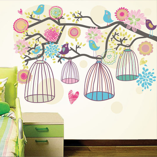 Tapet adeziv Blooming Chirps 230cm