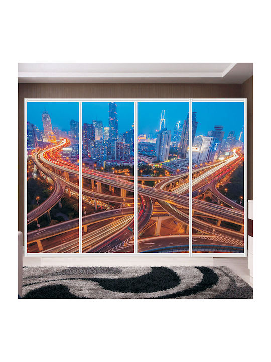 Timescape Wardrobe Sticker 260cm