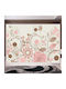 Retro Flowers Wardrobe Sticker 240cm