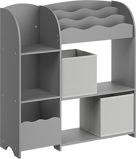 Songmics Songmics Spielzeug-Organisator aus Kunststoff Grau 30x93x100cm