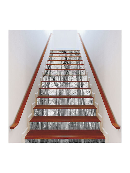Stair Sticker Price Per Piece Black and White Trees 100cm