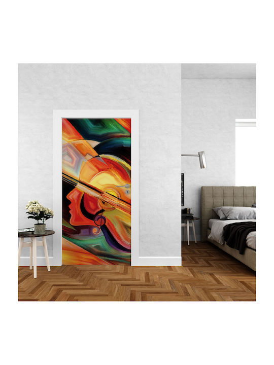 Αυτοκόλλητο Πόρτας Abstract 04 70cm