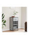 Bookcase Grey Sonoma 35.5x35x76cm