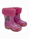 Kids Wellies with Internal Lining Pink