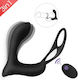 Anal Plug Vibrator Cock Ring