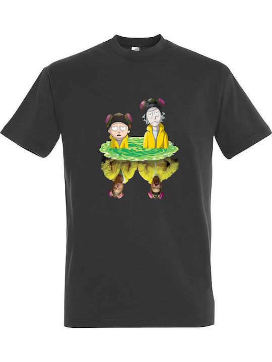 Unisex T-Shirt "Rick Morty Ft Breaking Bad" Dun...